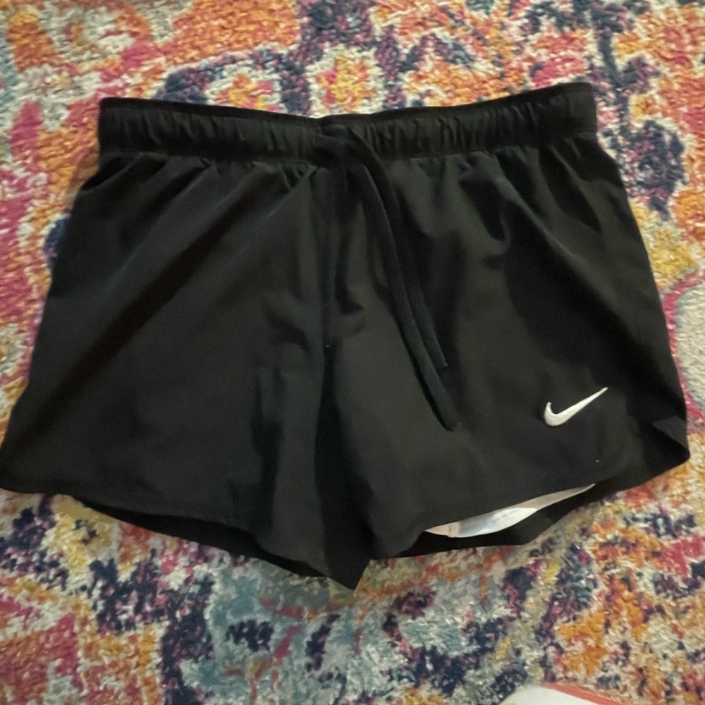 Nike athletic shorts, with spandex lining
